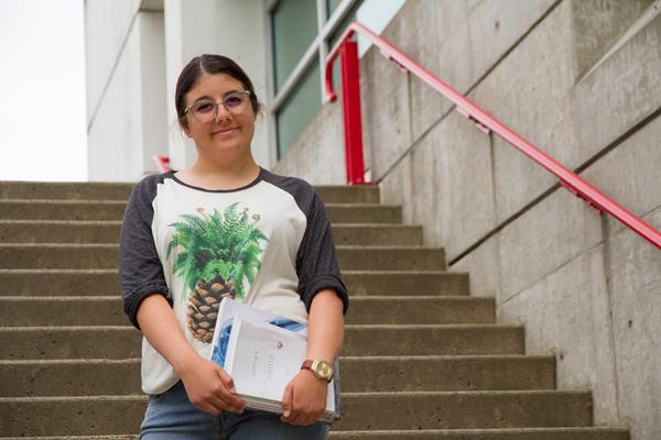 Formerly in foster care, Soraya Bellou graduated with a degree in biology from UBC, and is now applying to medical school. While at UBC, Soraya received help covering living expenses from United Way's Youth Futures Education Fund. UNITED WAY OF THE LOWER MAINLAND.