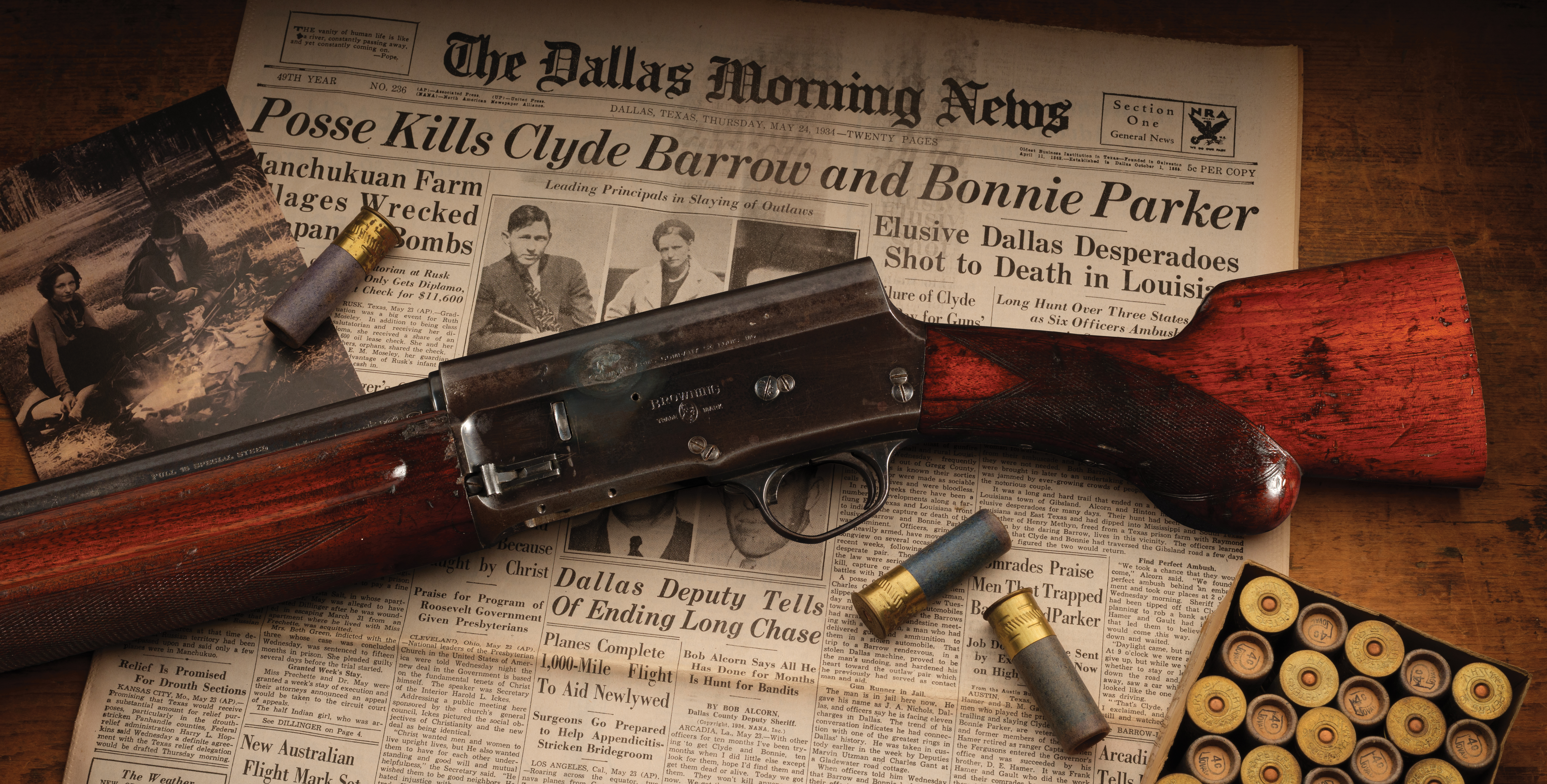 Bonnie & Clyde Shotgun Sells For $1 Million, Sets World Record