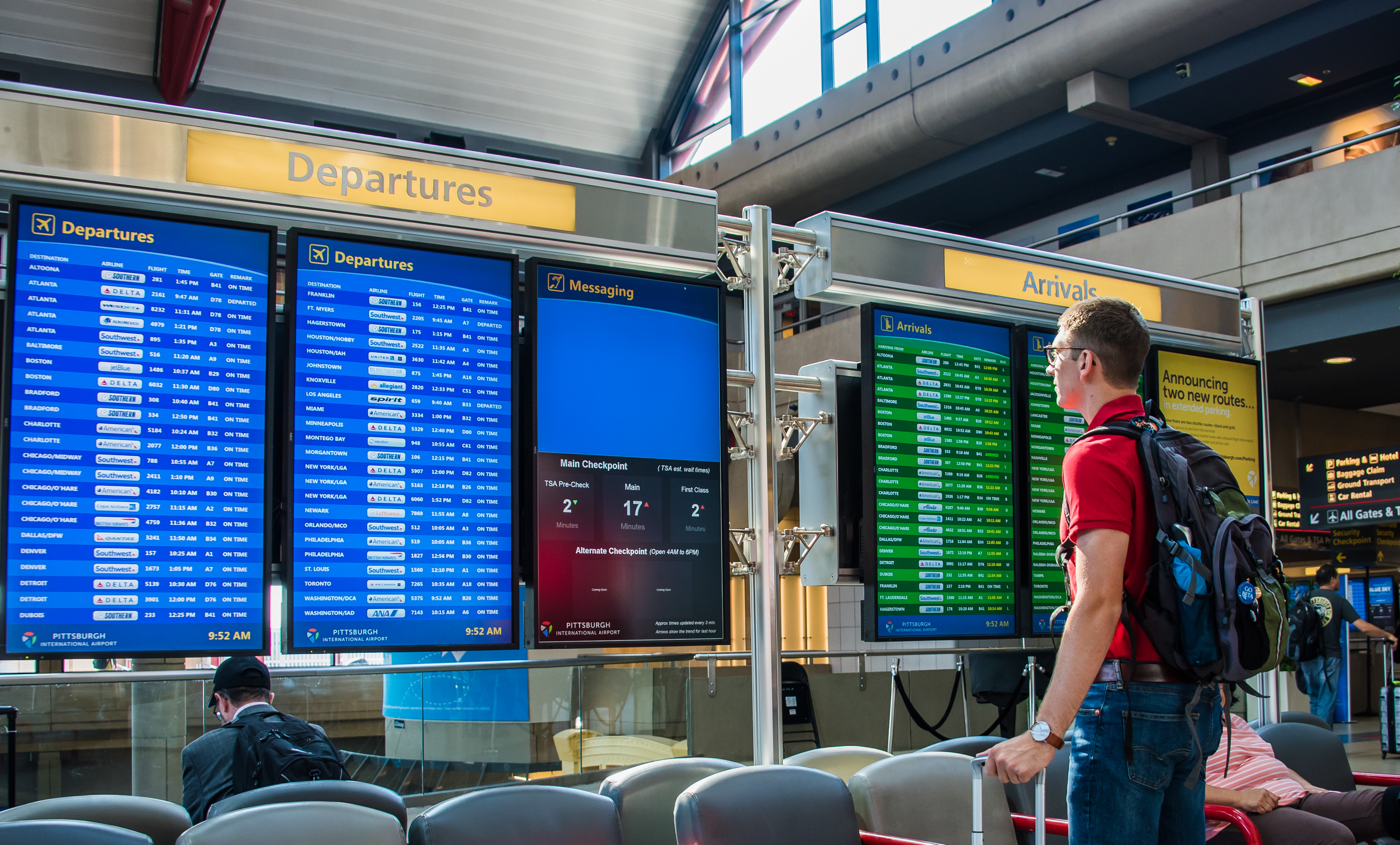 Pittsburgh International Airport is the first airport in the country to utilize Zensors’ unique technology in measuring line length.