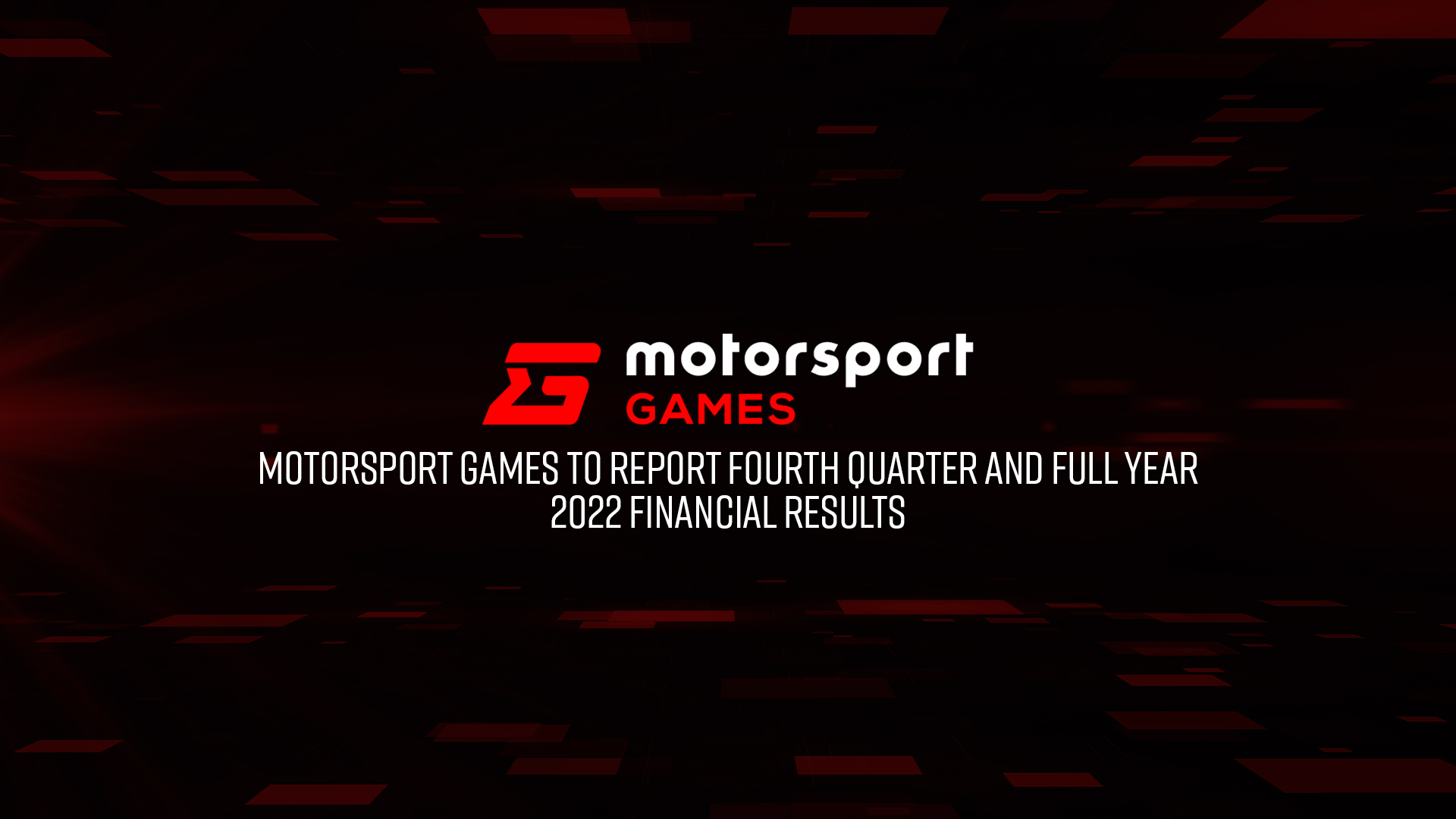 Motorsport Games to report fourth quarter 2022 and full year 2022 results