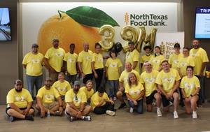 Morrow Renewables employees volunteering at the North Texas Food Bank