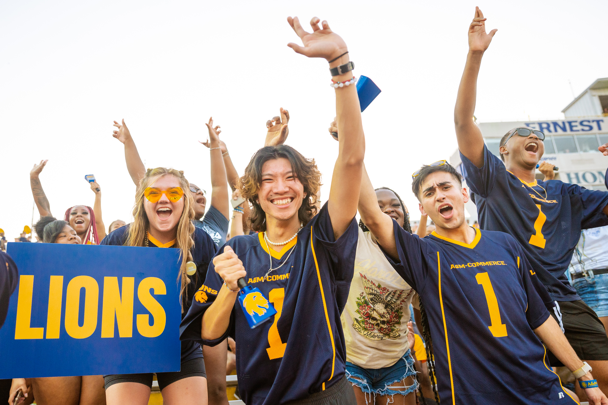 A&M-Commerce students celebrate