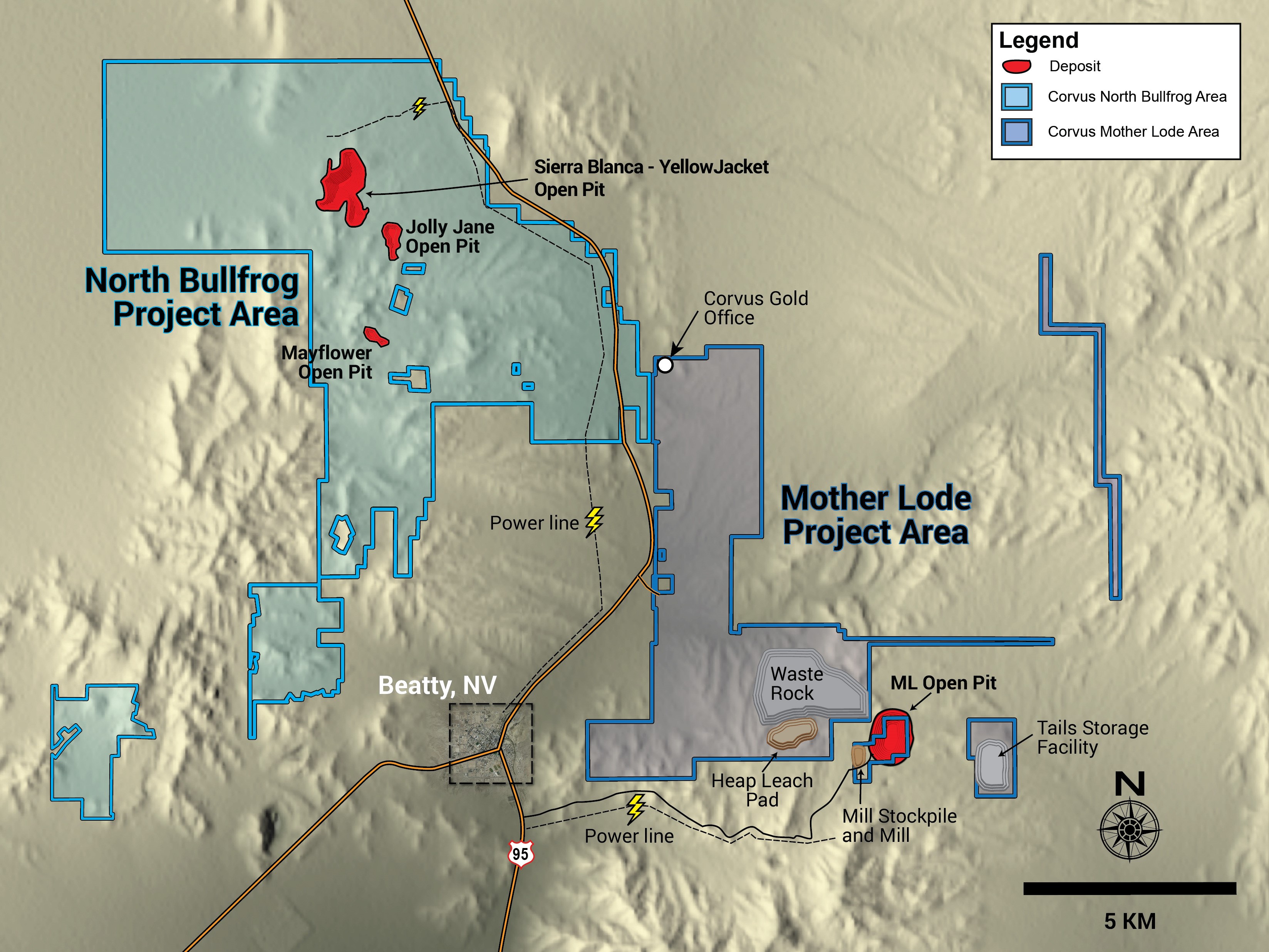 Mother Lode conceptual layout