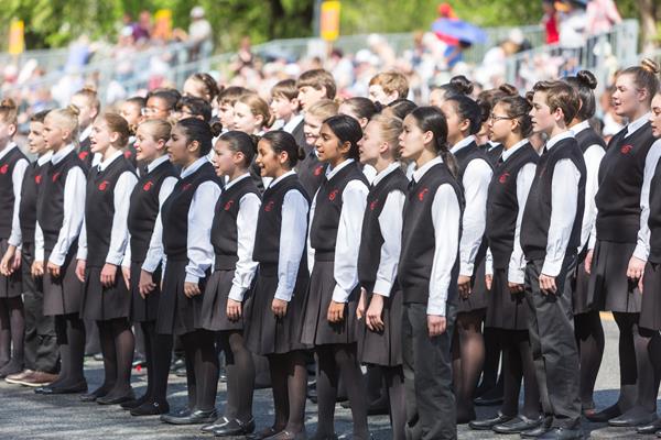 National Children's Chorus Performs at the National Cherry Blossom Festival
