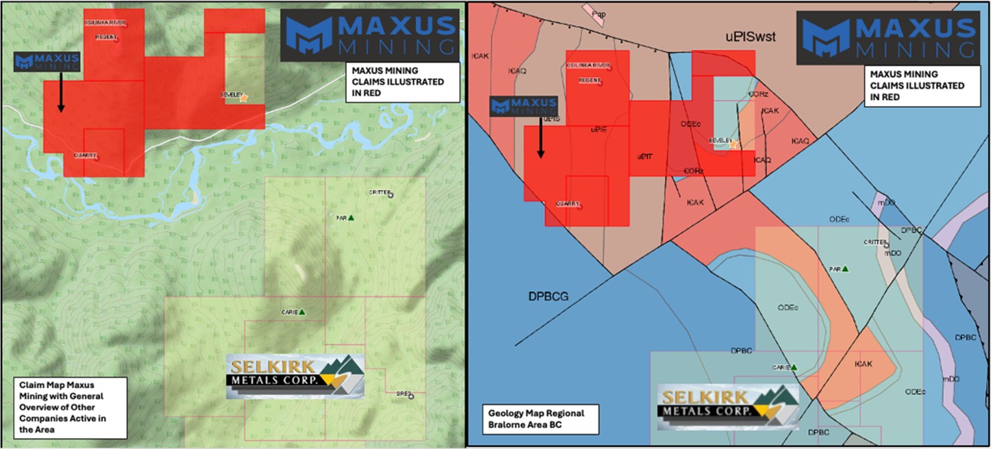 Maxus Mining Quarry Antimony Property