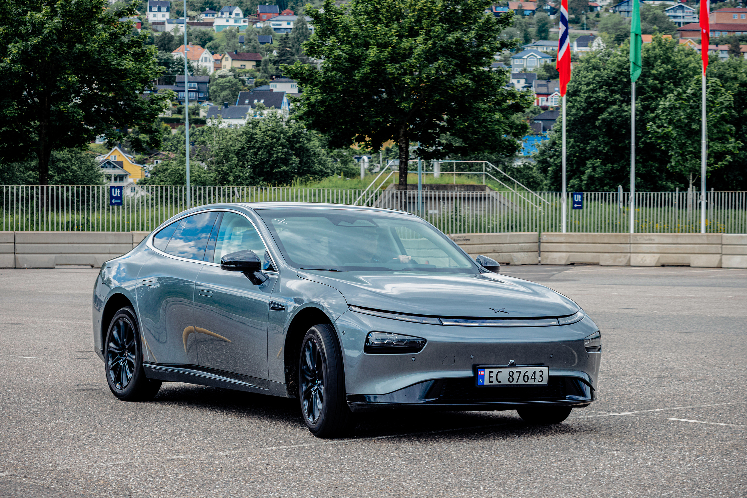 XPENG P7 at Ride&Drive EVS35