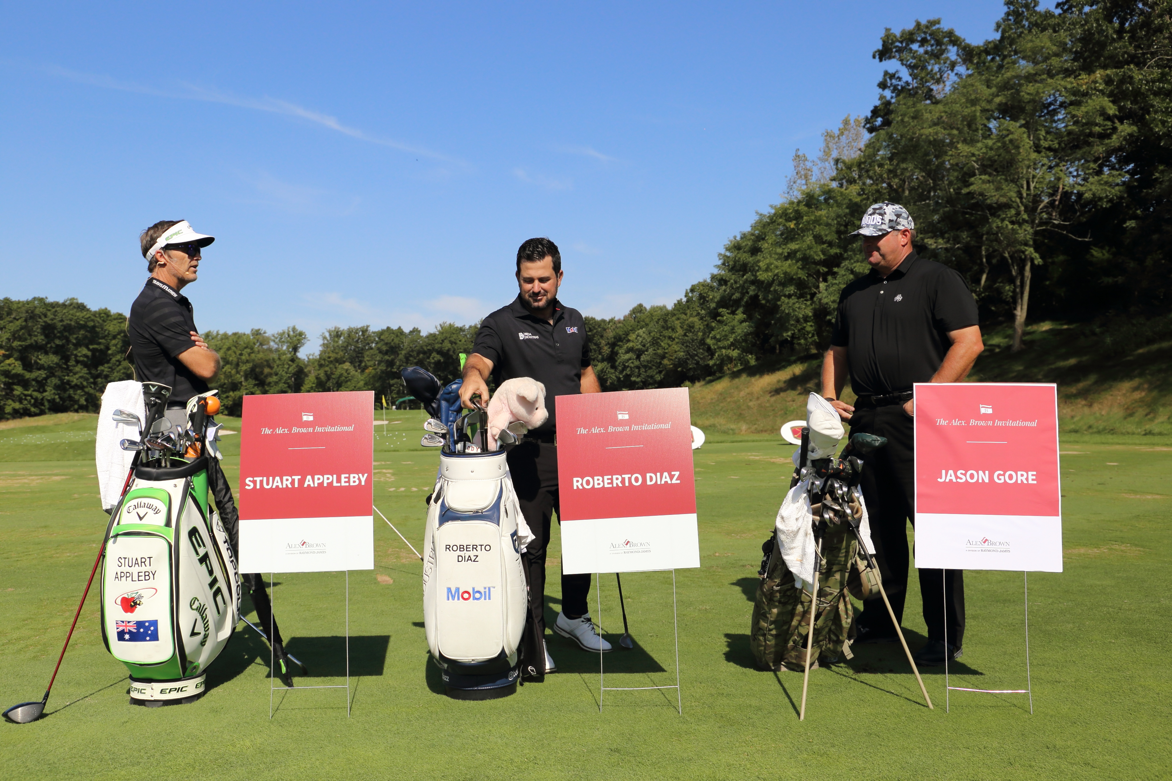 Special guests attend the Alex. Brown Invitational golf tournament