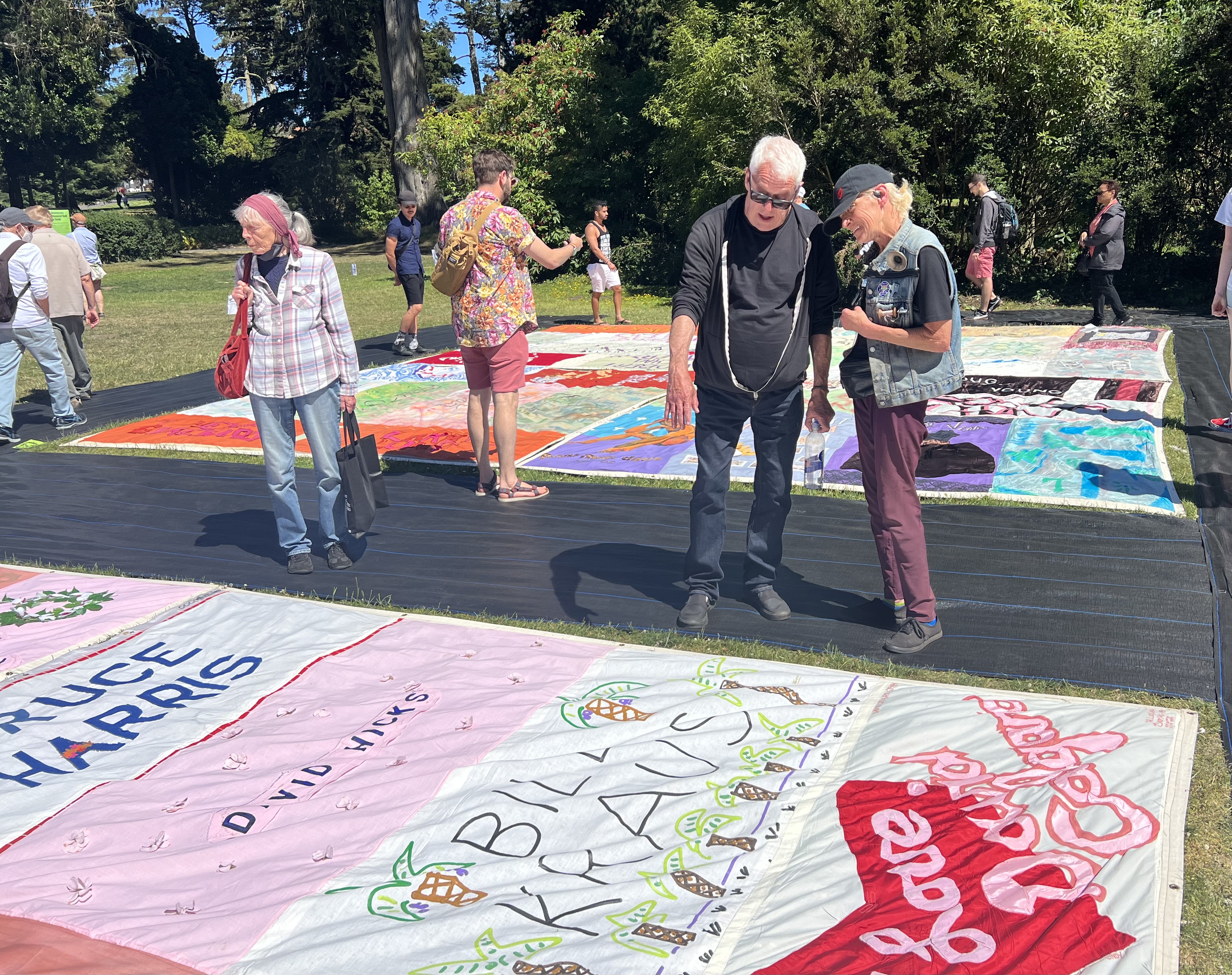 Quilt Co-Founders Cleve Jones and Gert McMullin