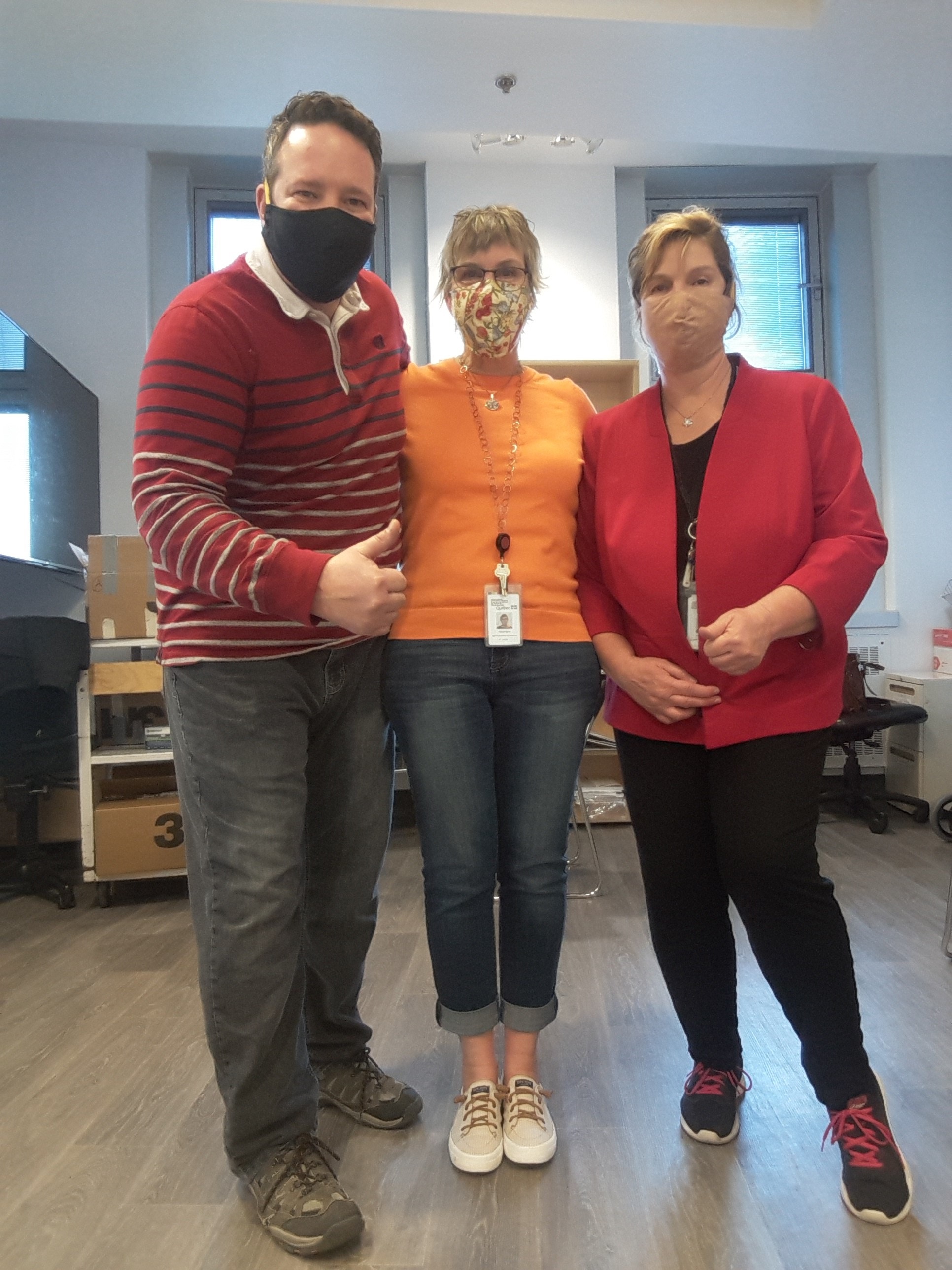 COVID Hudson Legion mask recipients