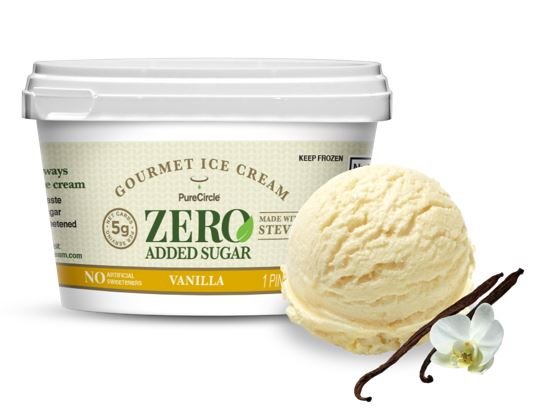 Eiskrem mit Vanillegeschmack von PureCircle