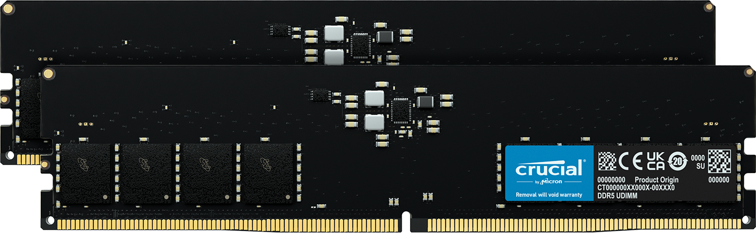 Crucial DDR5 32GB Kit UDIMM Memory