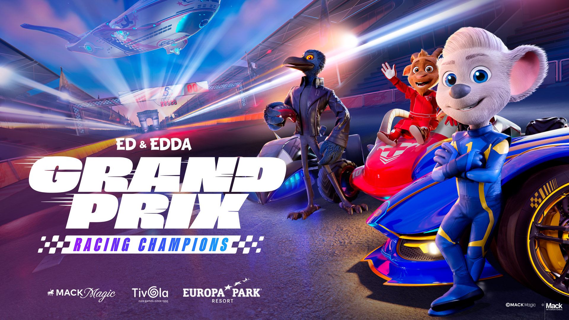 Ed & Edda: Grand Prix Racing Champions Key Art