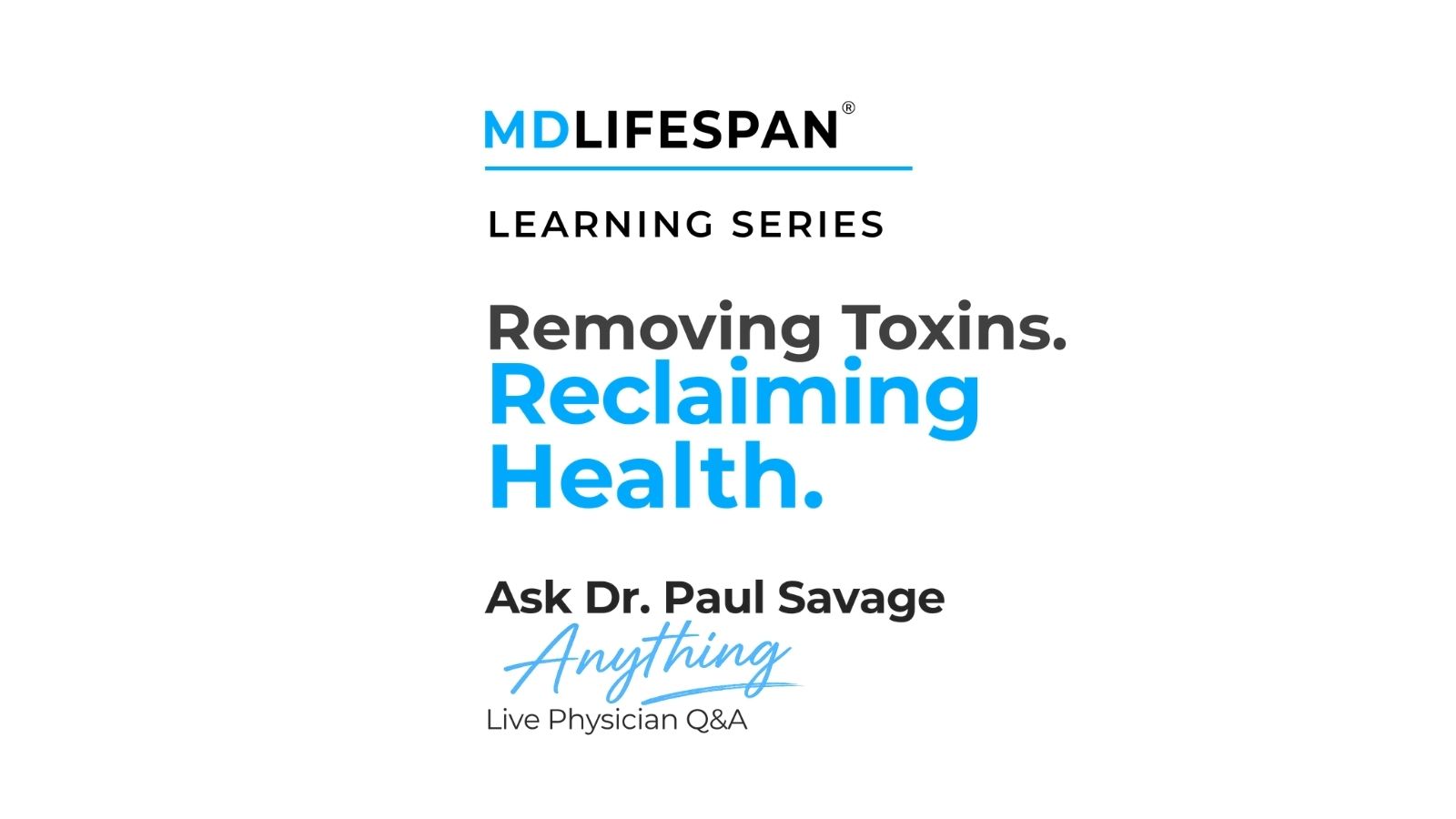 MDLifespan Learning Series