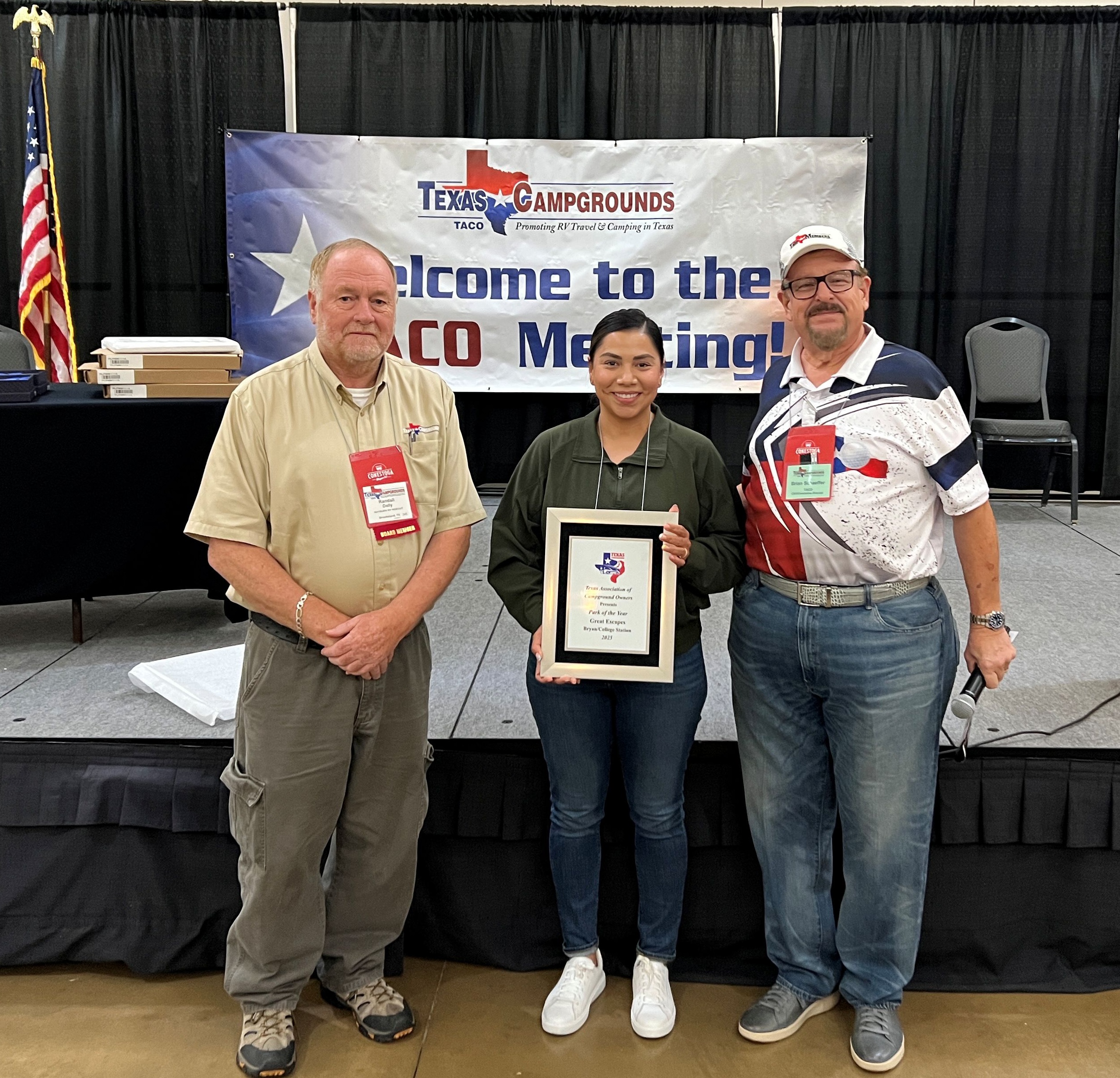 Great Escapes Bryan College Station Named Park of the Year by Texas Association of Campground Owners