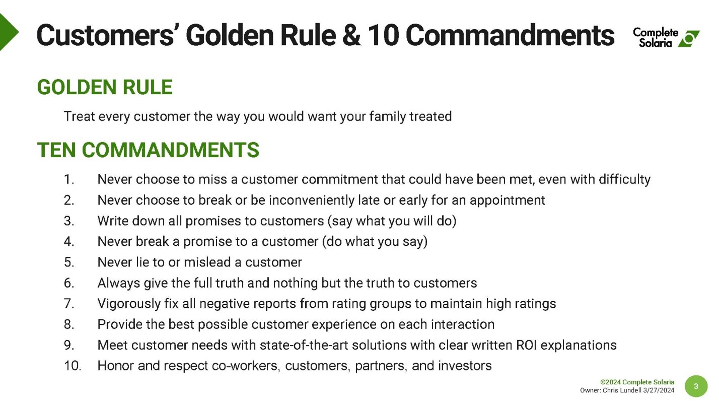 Golden Rule & 10 Commandments