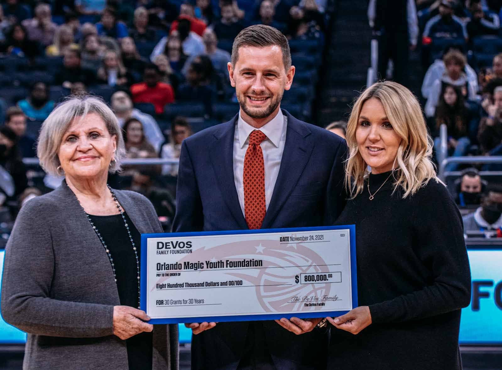 DeVos Family Foundation Donates to Orlando Magic Youth Foundation; Donates $3 Million to Community