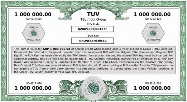 Tel.mobi Group’s TUVs