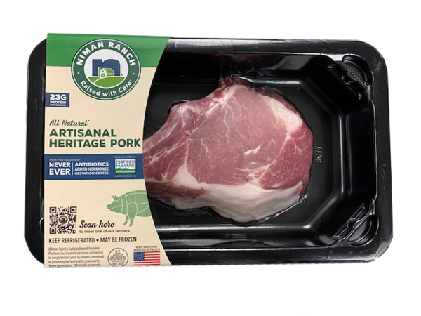The Cryovac Darfresh® Tray packaging provides a hermetic seal completely surrounding the pork to preserve color, flavor and product integrity. 