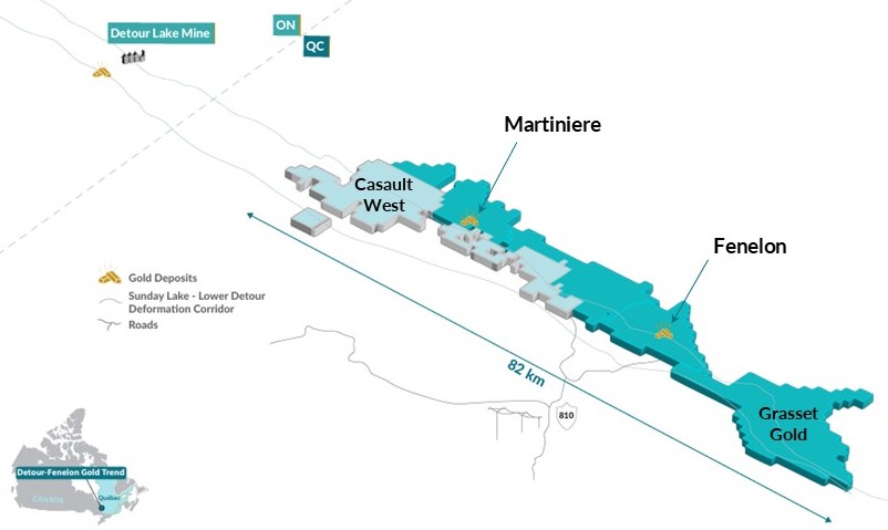 Figure 1: Wallbridge Property Map