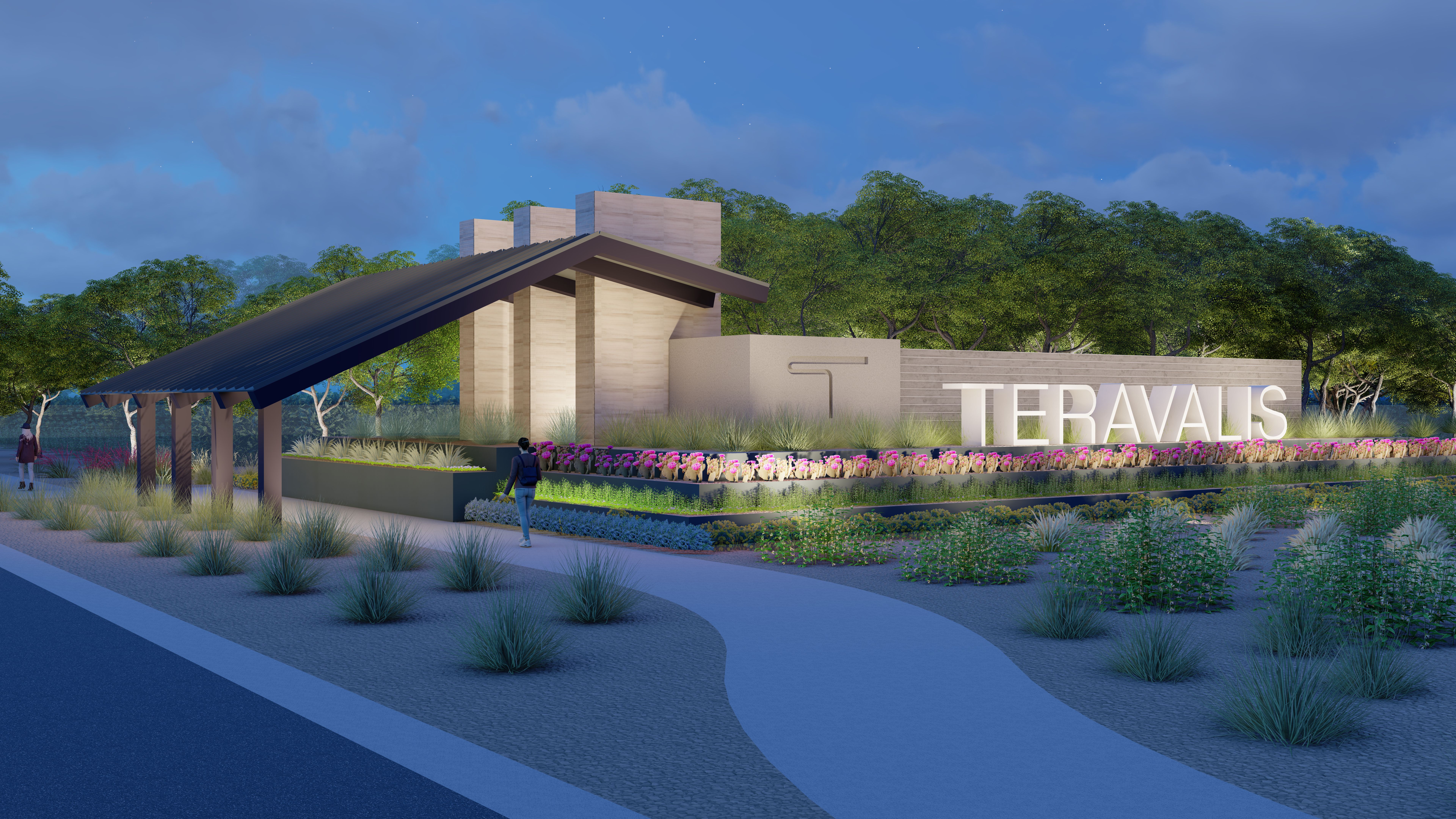 Teravalis Community Entrance, Courtesy of Howard Hughes