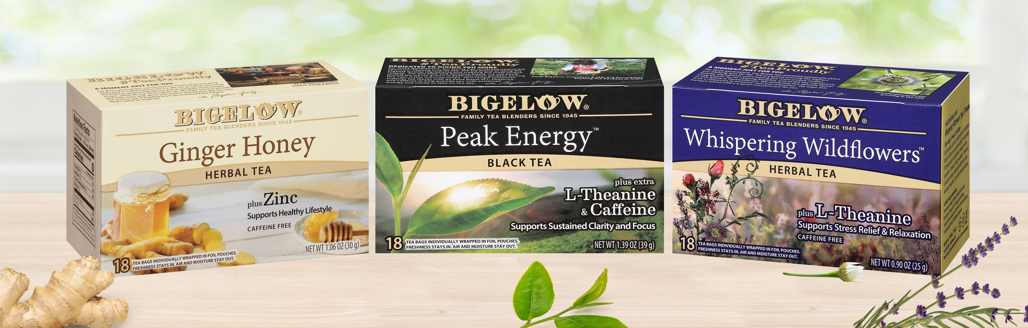 Bigelow Tea Announces NEW Black and Herbal Teas Featuring Ingredients & Nutrients with Functional Benefits