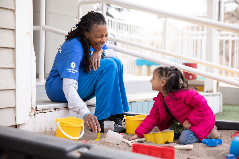 AmeriCorps Senior volunteer