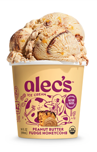 Alec's Ice Cream - Peanut Butter Fudge Honeycomb