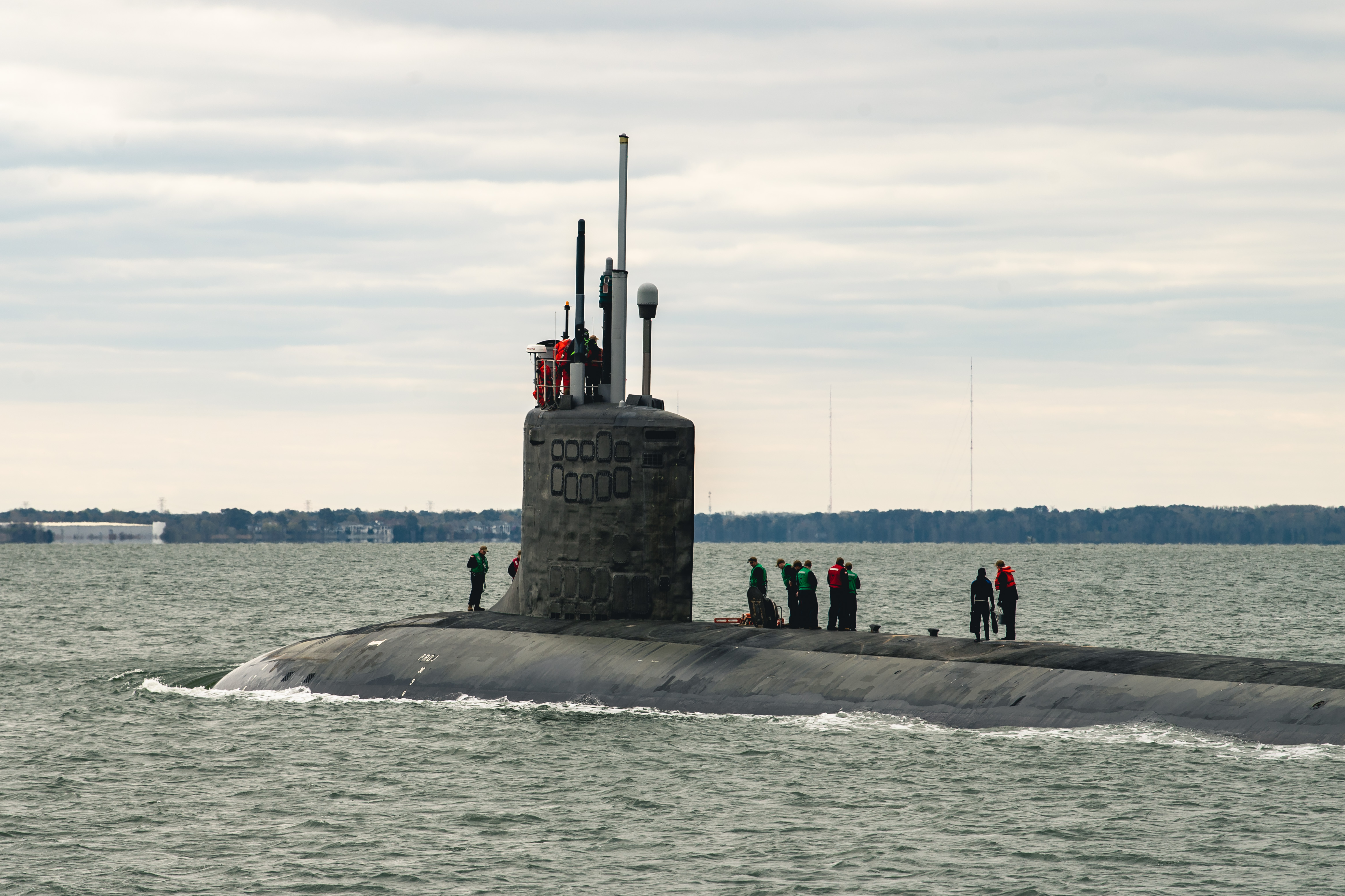 HII Redelivers USS New Jersey (SSN 796) from Post-Shakedown Availability at Newport News Shipbuilding