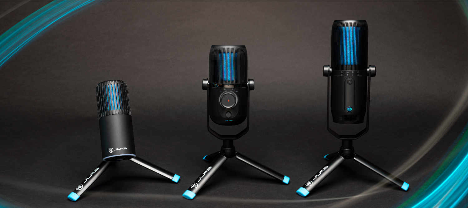 JLab Audio starts shipping the Talk Series USB Microphones in May with three models starting at $49. Features include up to four directional options and a mimimum of 24 bit rate and 96k sample rate. Ideal for everything from gaming, streaming and web-based calls, to podcast and professional-level recording.
