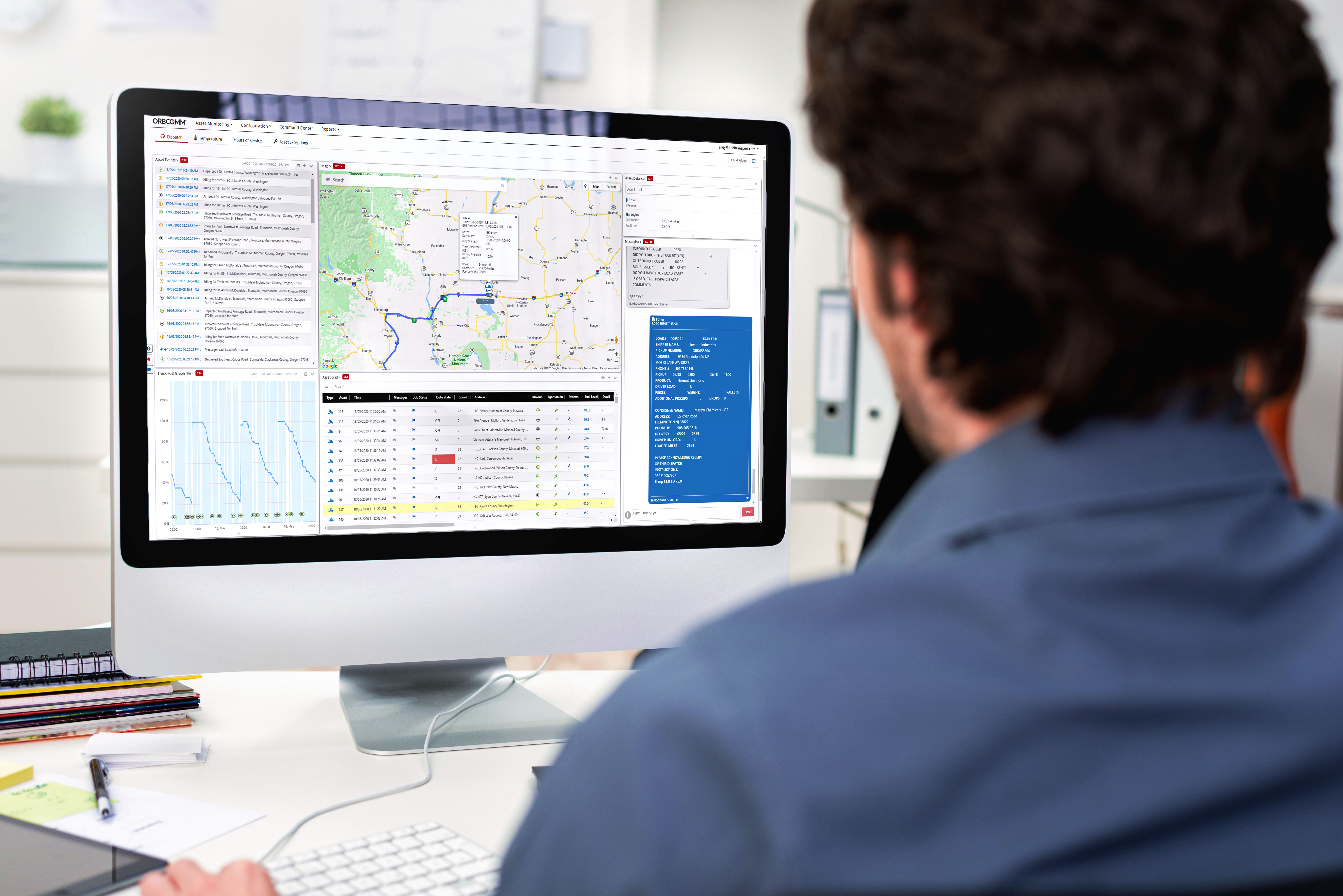 ORBCOMM Platform-Dispatch-Back Office