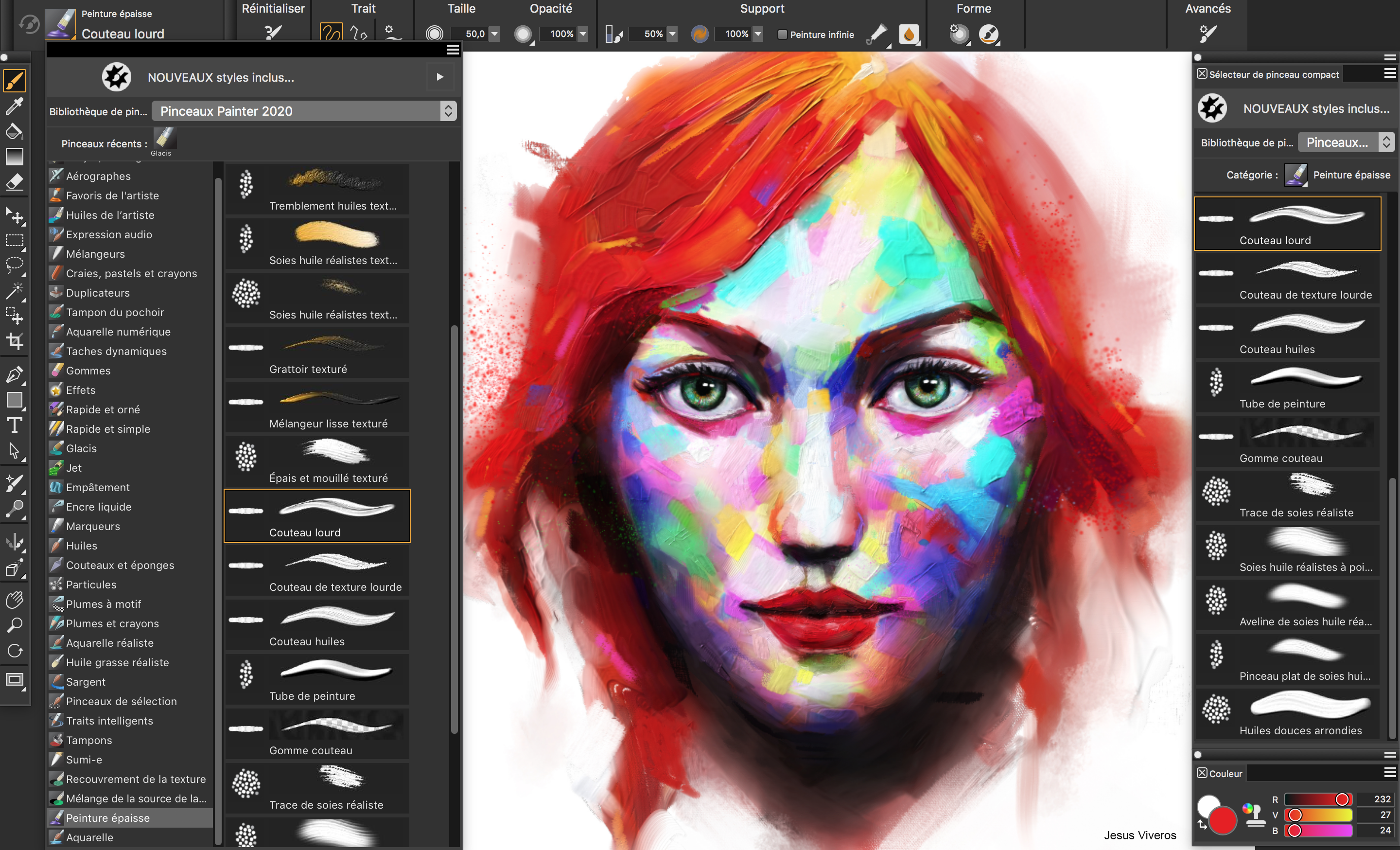 AMÉLIORATION Sélecteur de pinceau