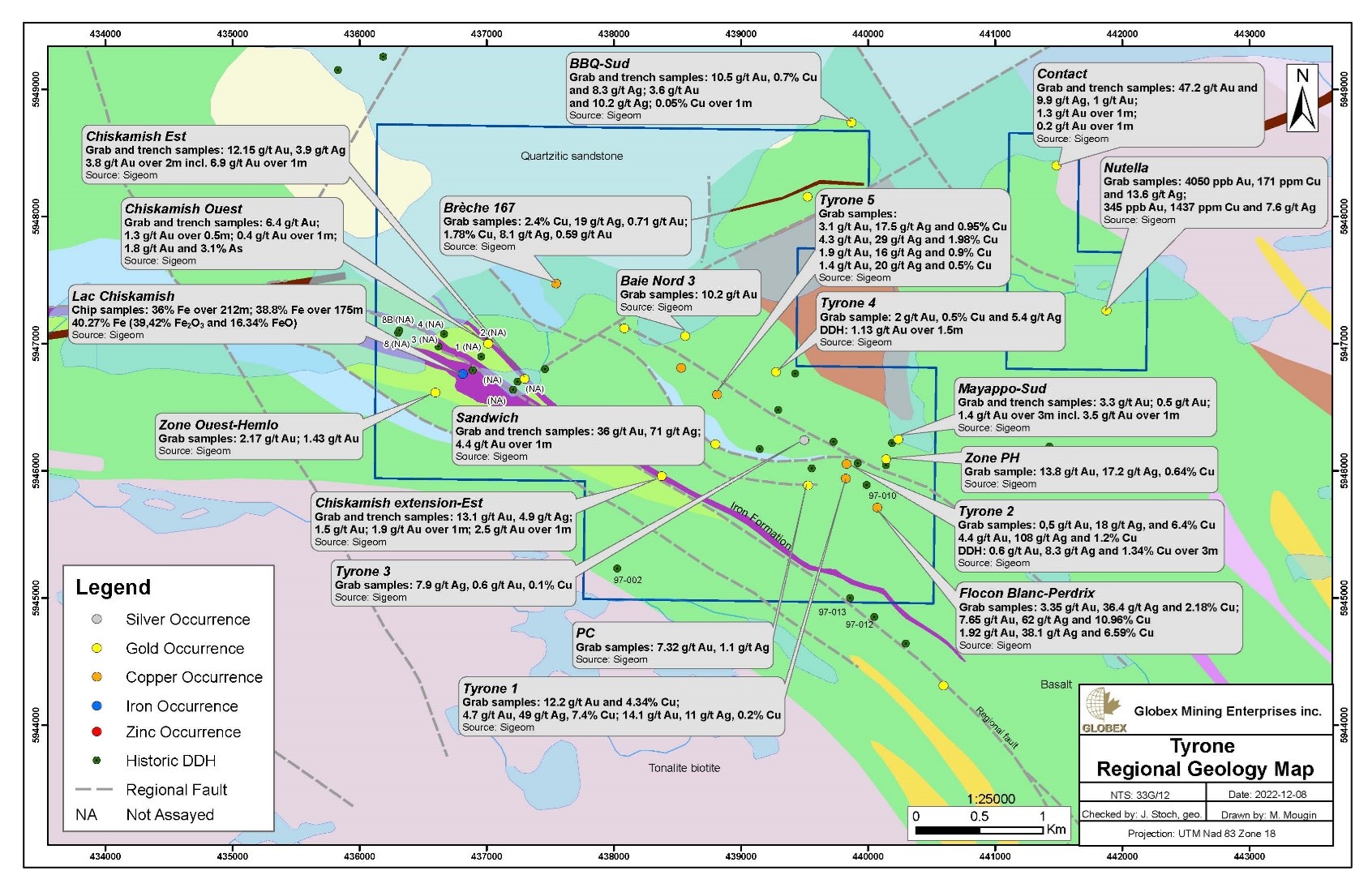 Tyrone Geology Map