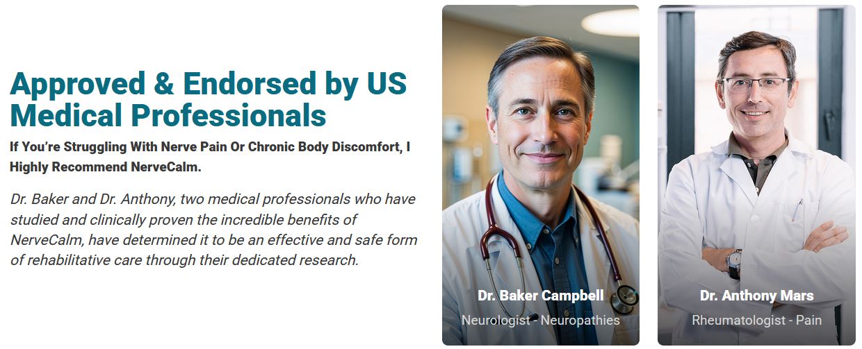 Nerve Calm endorsed by US medical pros