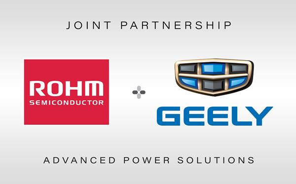 ROHM and Geely announce strategic partnership to develop advanced technologies in the automotive field.