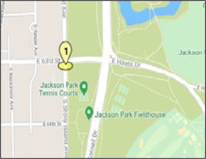 Location of gunfire based on ShotSpotter Alert vs. Forensic Report