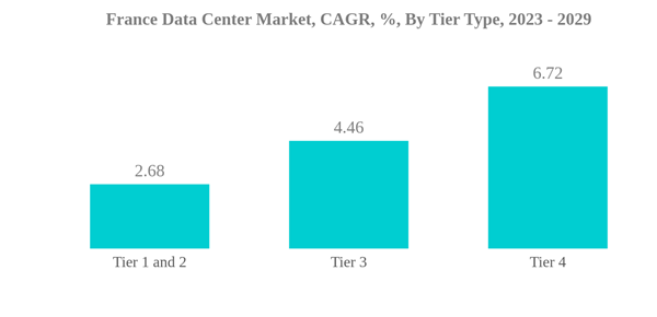 France Data Center Market France Data Center Market C A G R By Tier Type