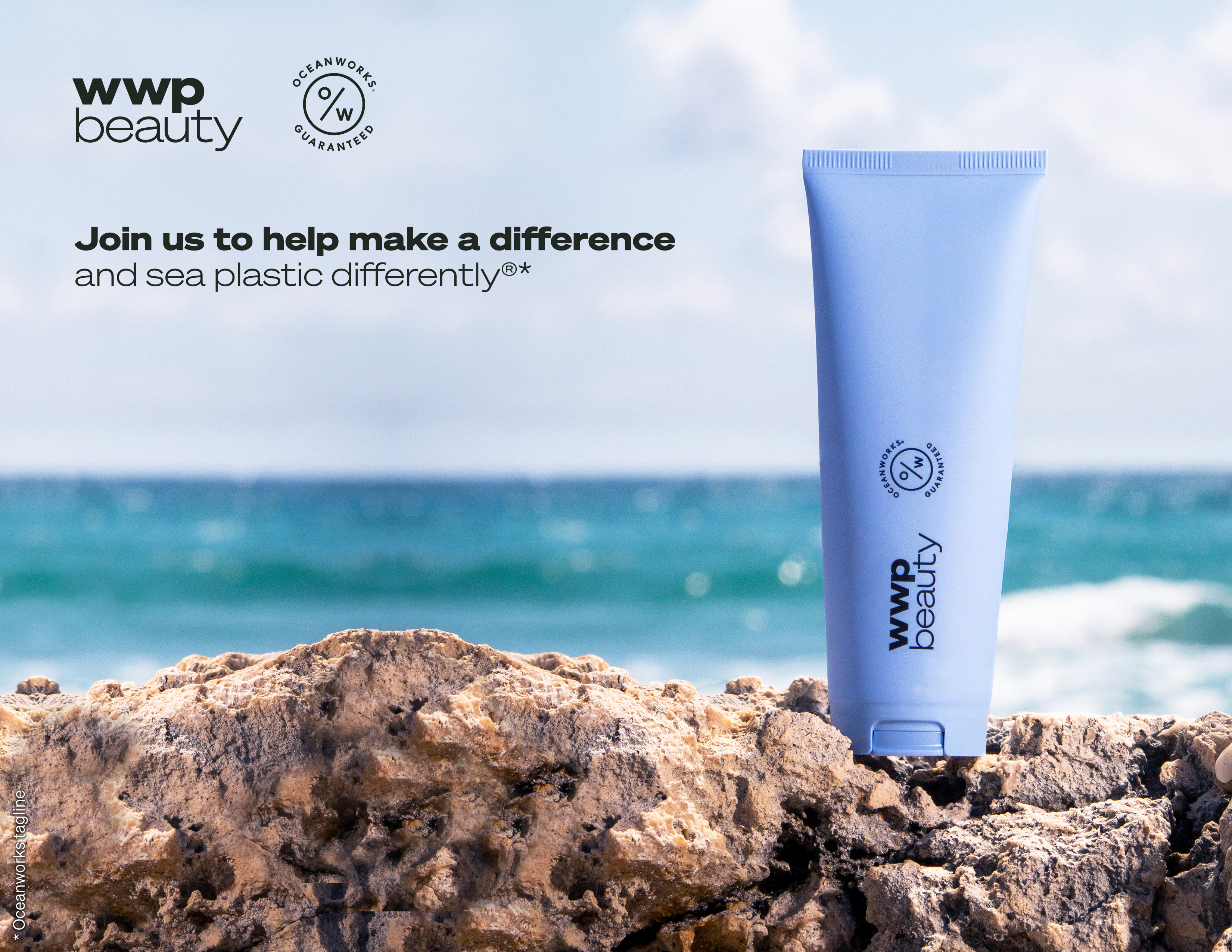 WWP Beauty Partners with Oceanworks® to Launch New Ocean Plastic Tube.