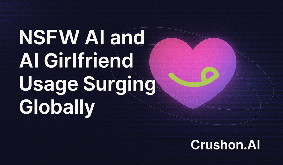 Crushon AI Reports Global Surge in NSFW AI and AI Girlfriend Roleplay