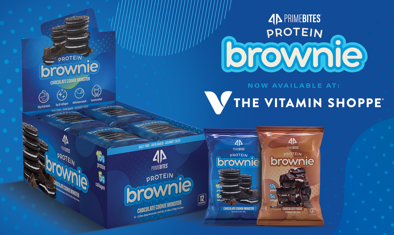 AP Regimen® PrimeBites® Protein Brownies arriving in all