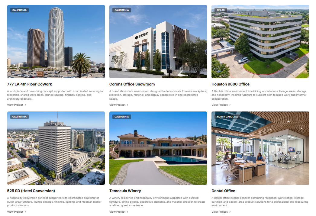 Projects Supported by Eureka Ergonomic