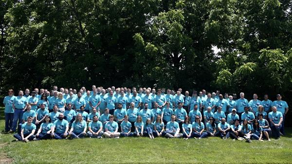 Rajant Corporation employees from around the world pictured June 2019 at Rajant's Malvern, PA headquarters. Company named one of The Philadelphia Inquirer’s “Top Workplaces of 2021”. 
