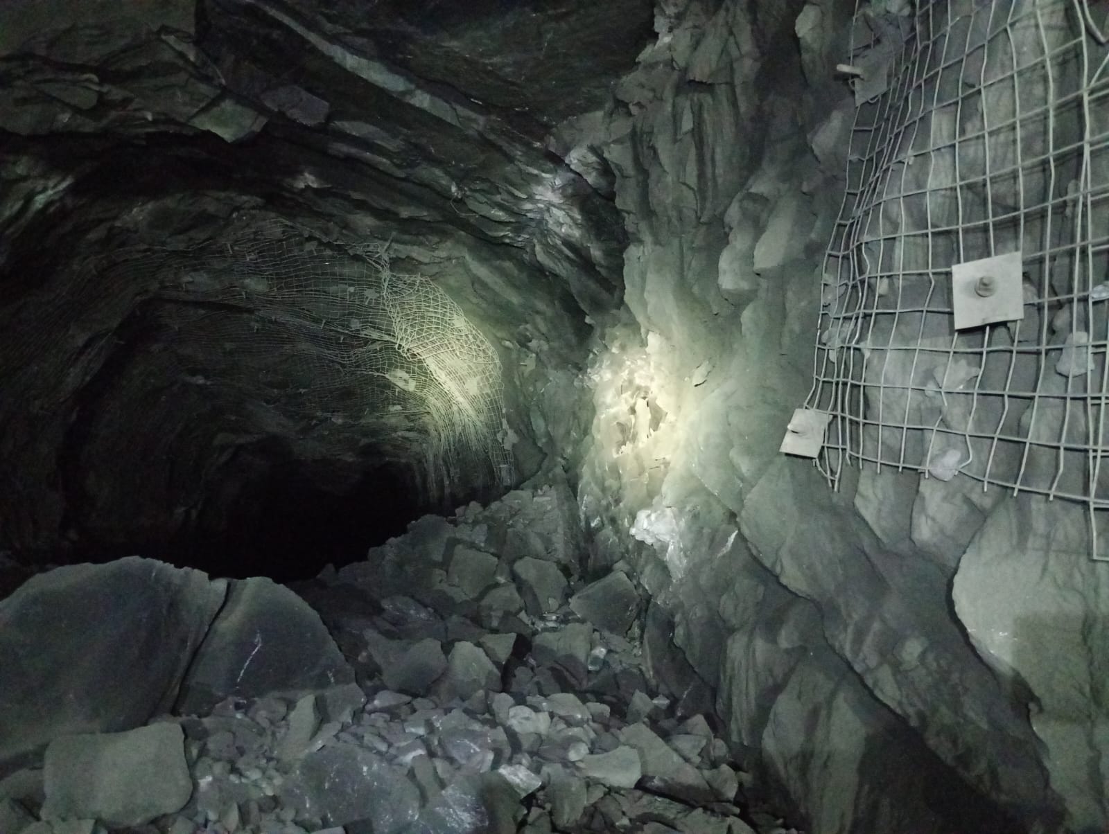 Figure 3: The Connection Drift with blasting complete. 