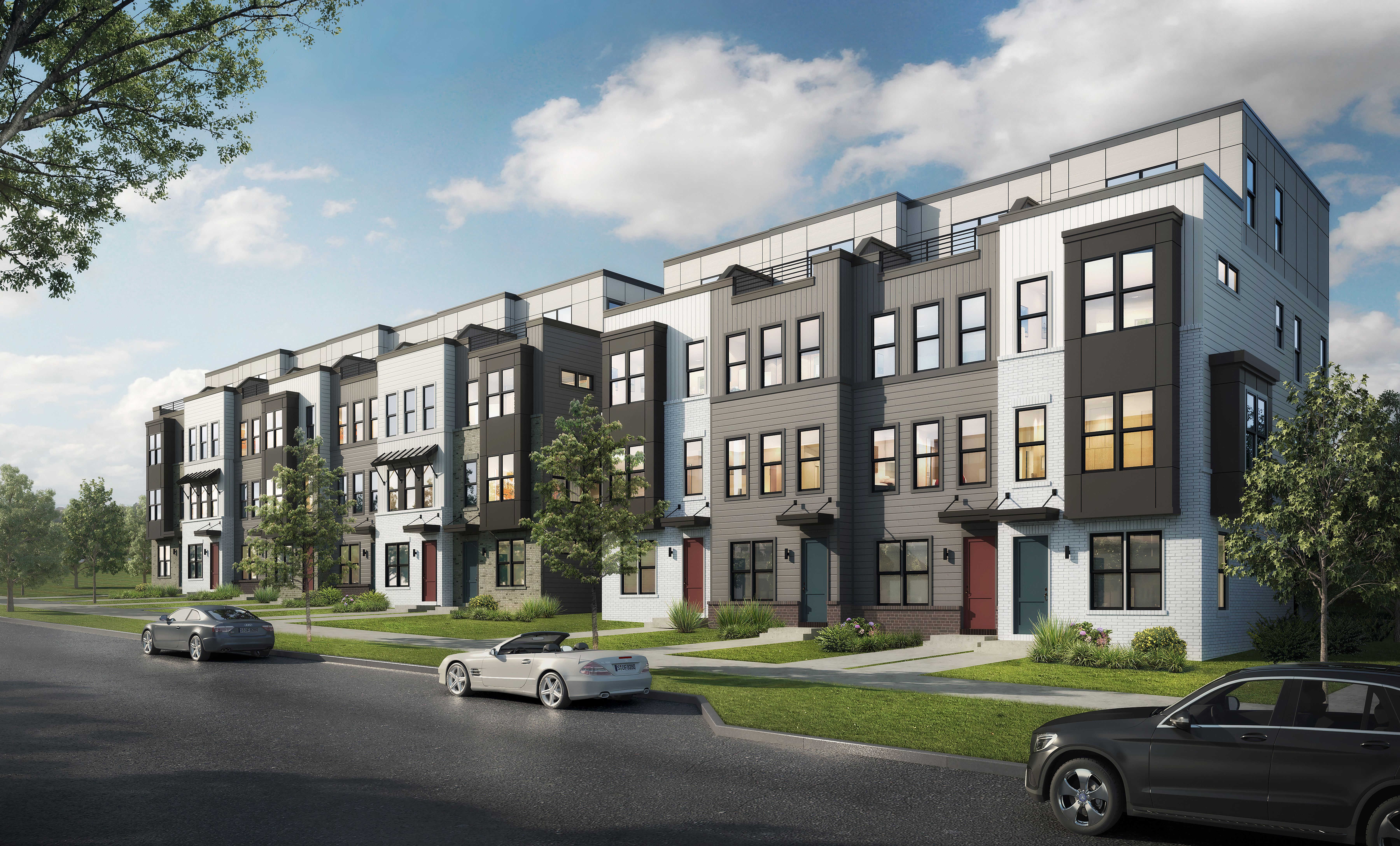 Toll Brothers’ first townhome community in Charlotte, Tremont Station, is now open for sale in South End.