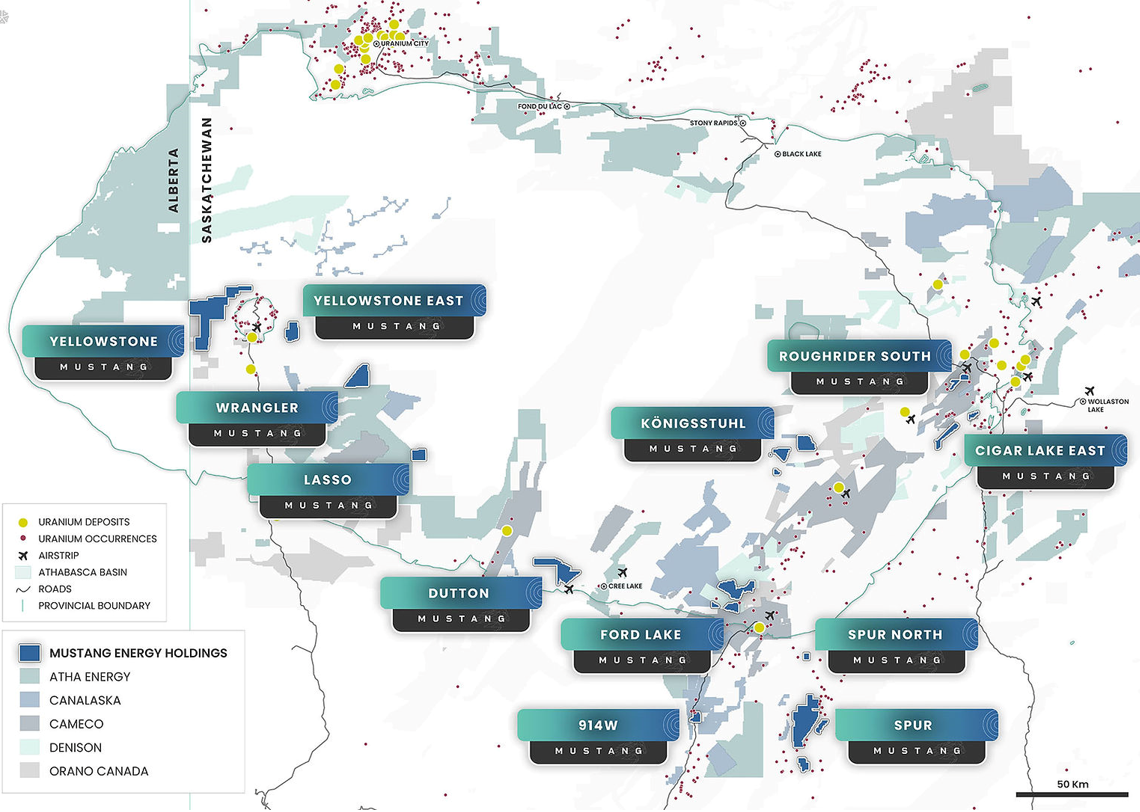 Mustang Properties Map