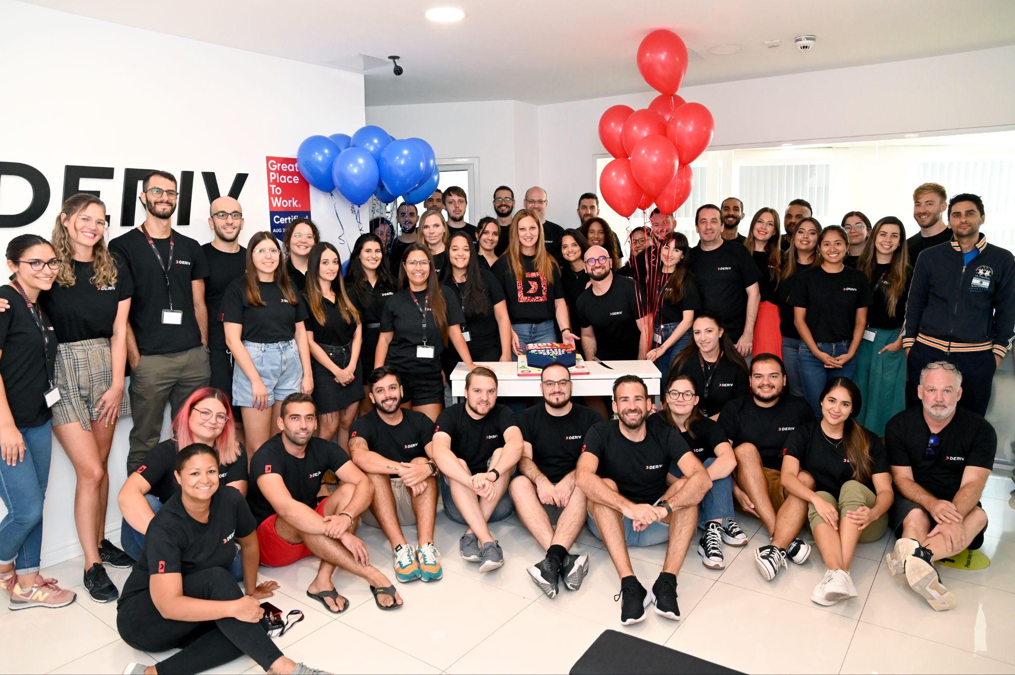 Deriv Malta - Great Place to Work