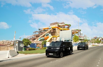 WeRide Robotaxi on Yas Island, Abu Dhabi 