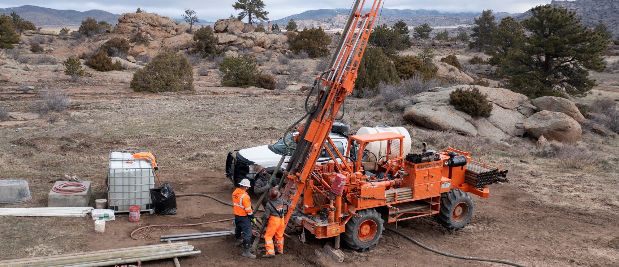 Drill at Halleck Creek Rare Earths Project in Wyoming