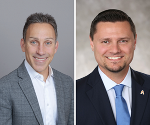 Chris Fox(left), President of F&B Financial, will remain with Amerant Mortgage in a sales leadership role to continue growing the retail mortgage banking footprint. And Tony Eelman (right), is President of Amerant Mortgage.