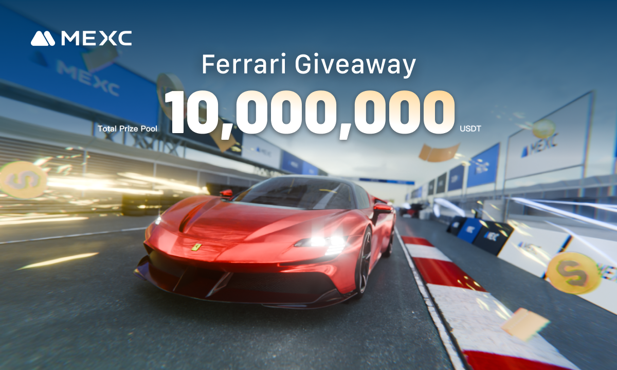 MEXC Launches Ferrari Giveaway Event With 10 Million USDT Prize Pool