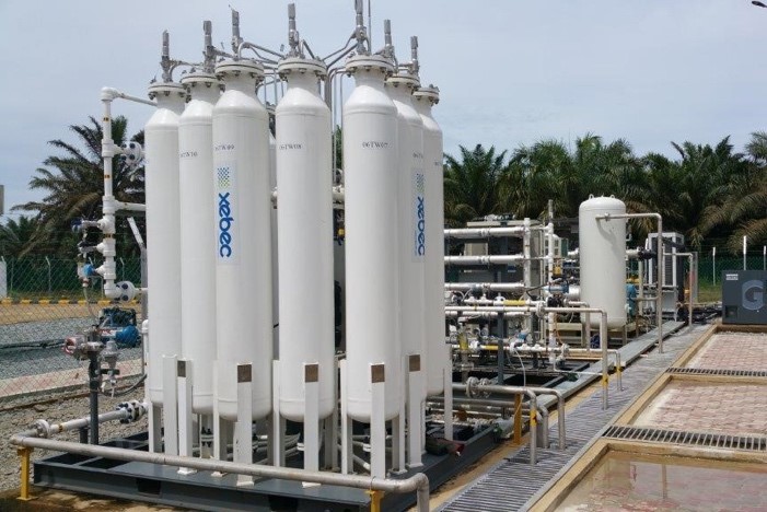 Système de valorisation du biogaz de Xebec